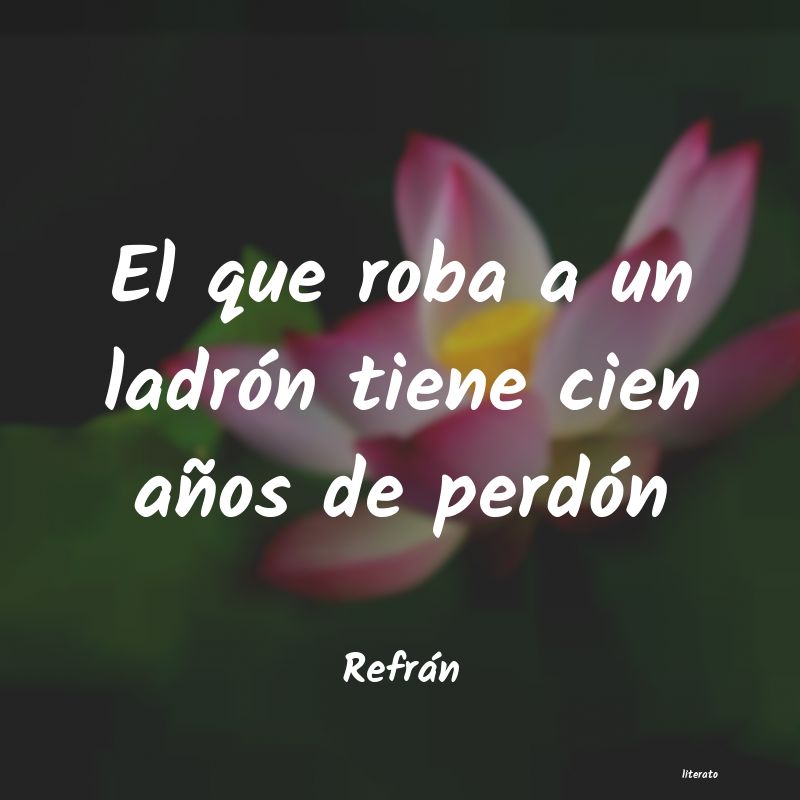 Frases de Refrán