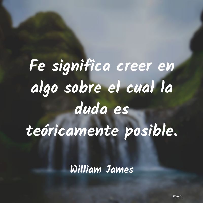 Frases de William James