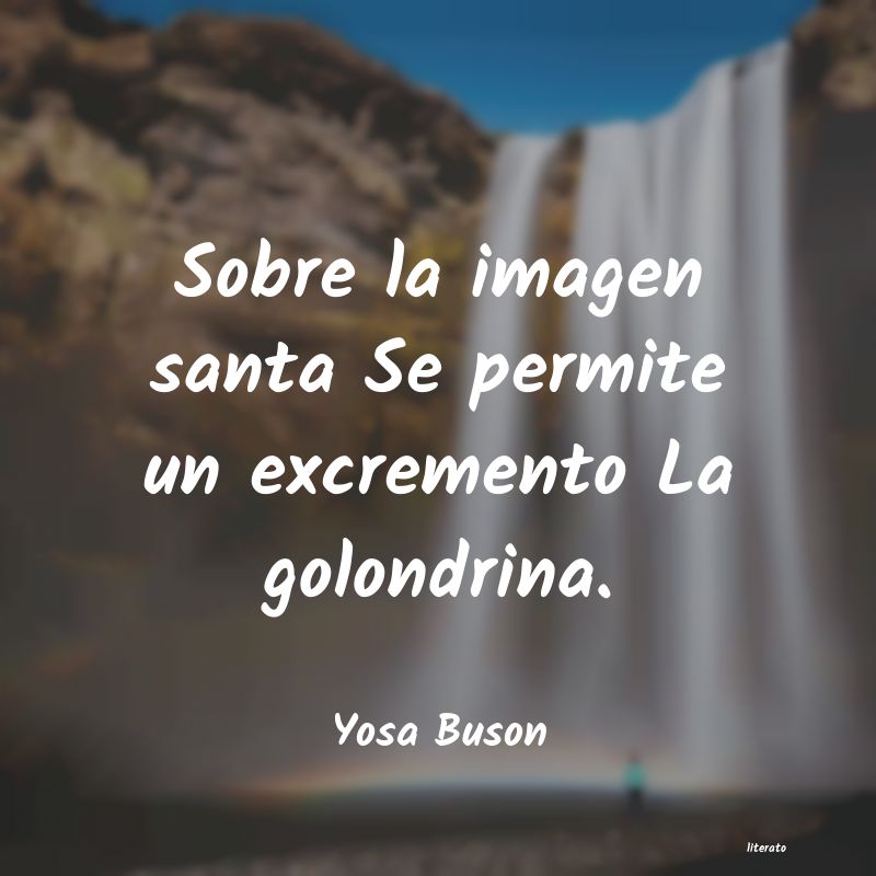 frases de Yosa Buson
