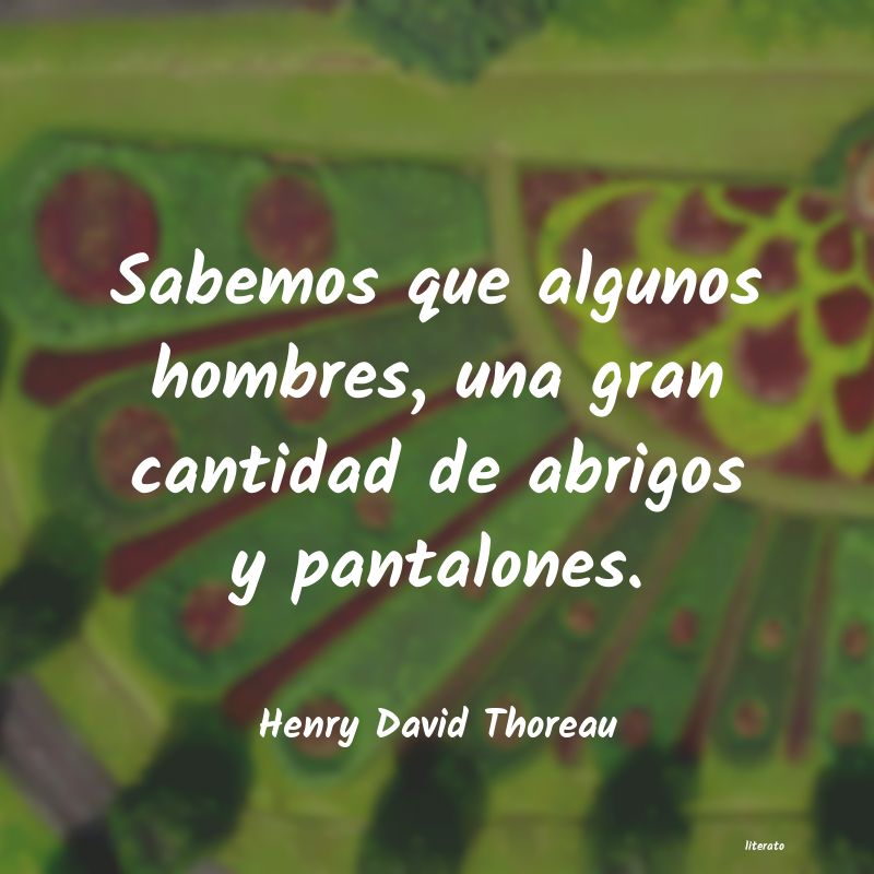 frases de Henry David Thoreau