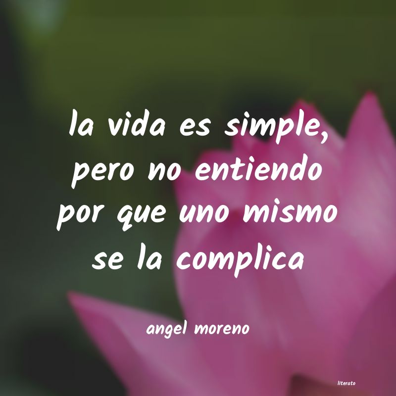 Frases de angel moreno