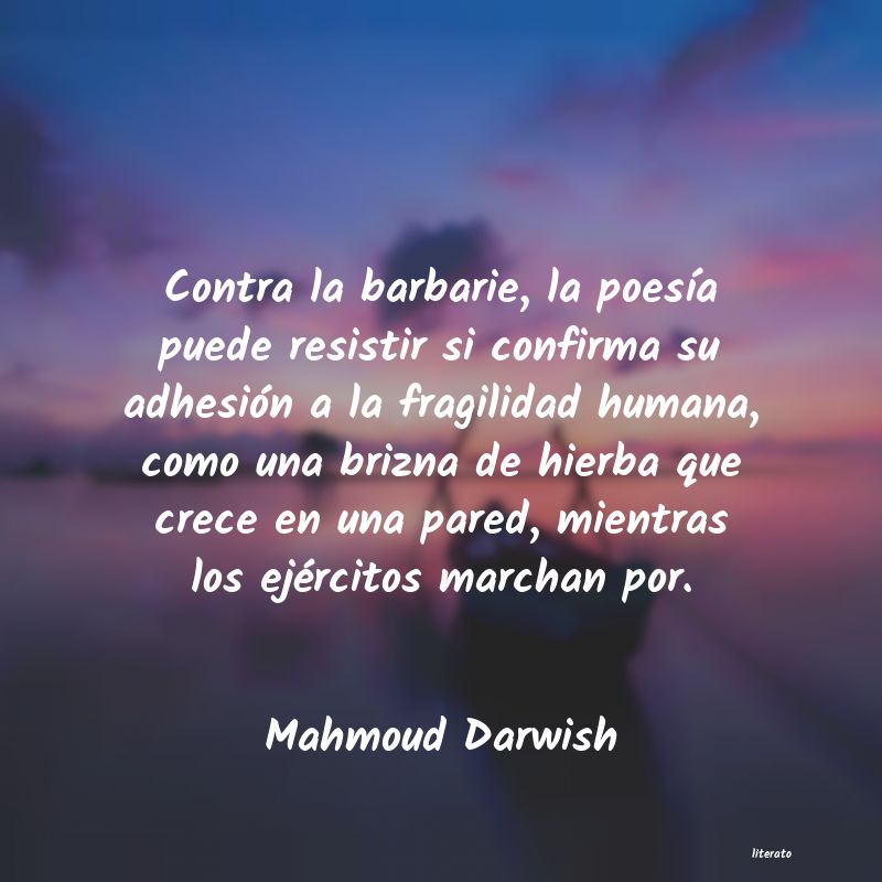 Frases de Mahmoud Darwish