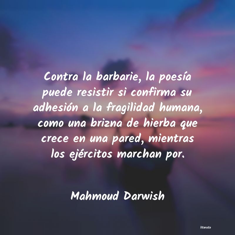 frases de Mahmoud Darwish