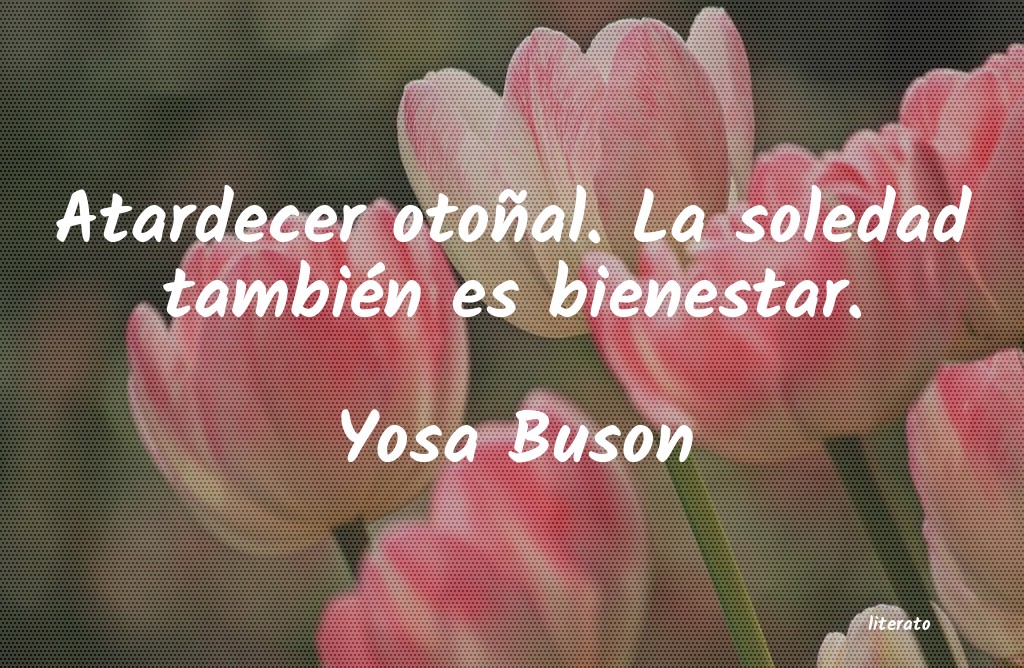 frases de Yosa Buson