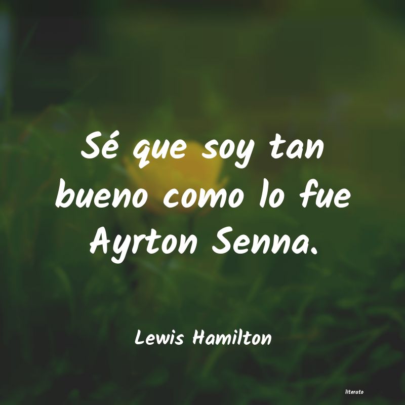 Frases de Lewis Hamilton