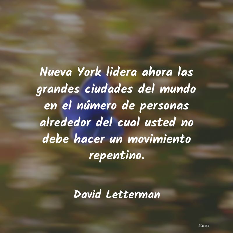 Frases de David Letterman