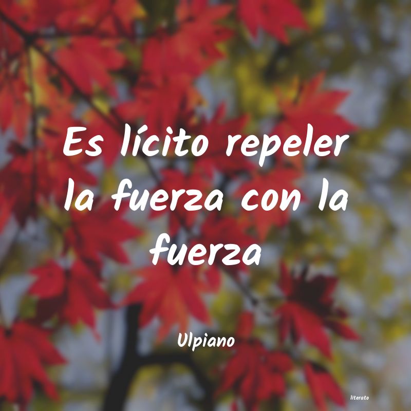 Frases de Ulpiano