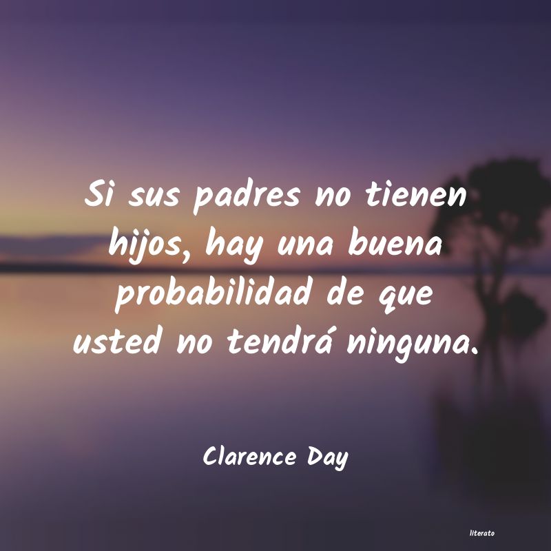 Frases de Clarence Day