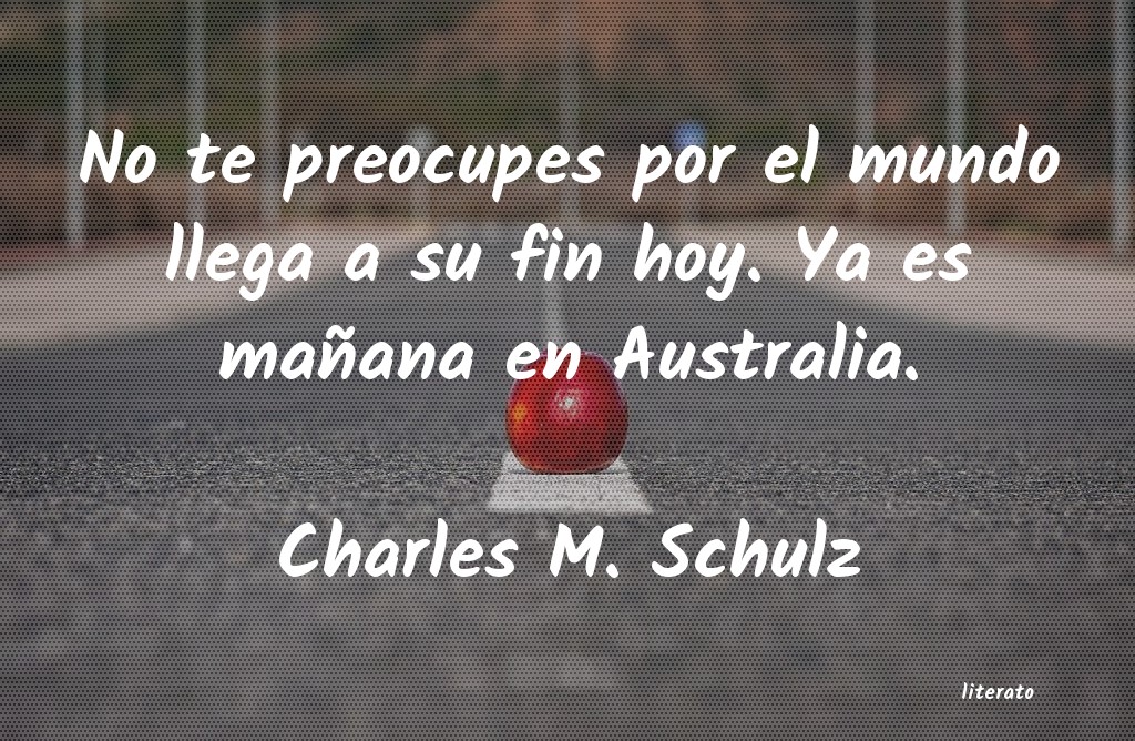frases de Charles M. Schulz
