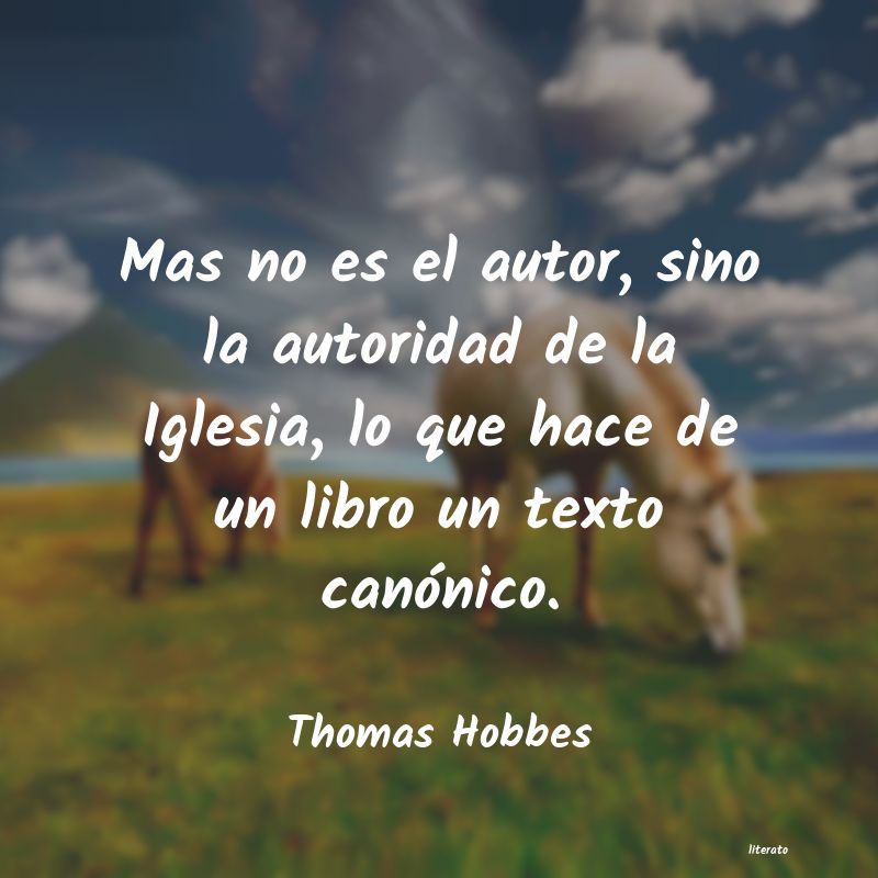 Frases de Thomas Hobbes