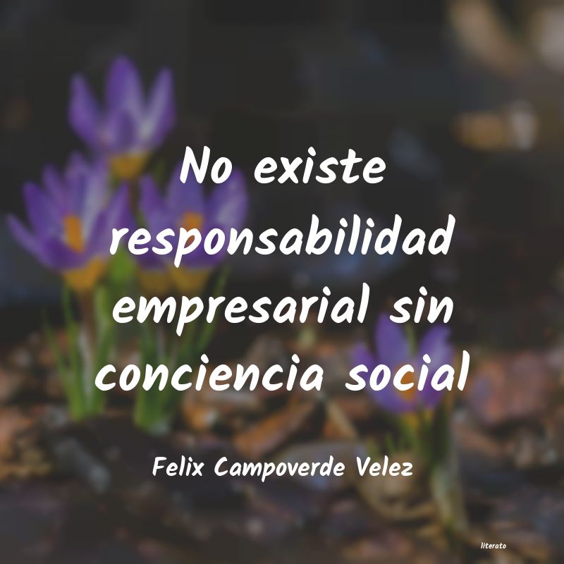 Felix Campoverde Velez: No existe responsabilidad empr