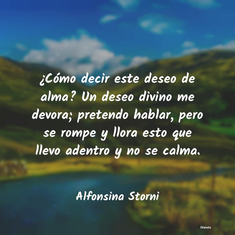 Frases de Alfonsina Storni