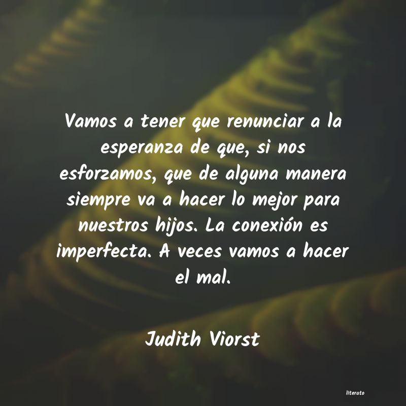 frases de Judith Viorst
