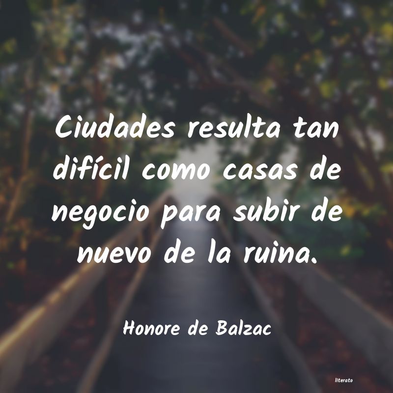 frases de Honore de Balzac