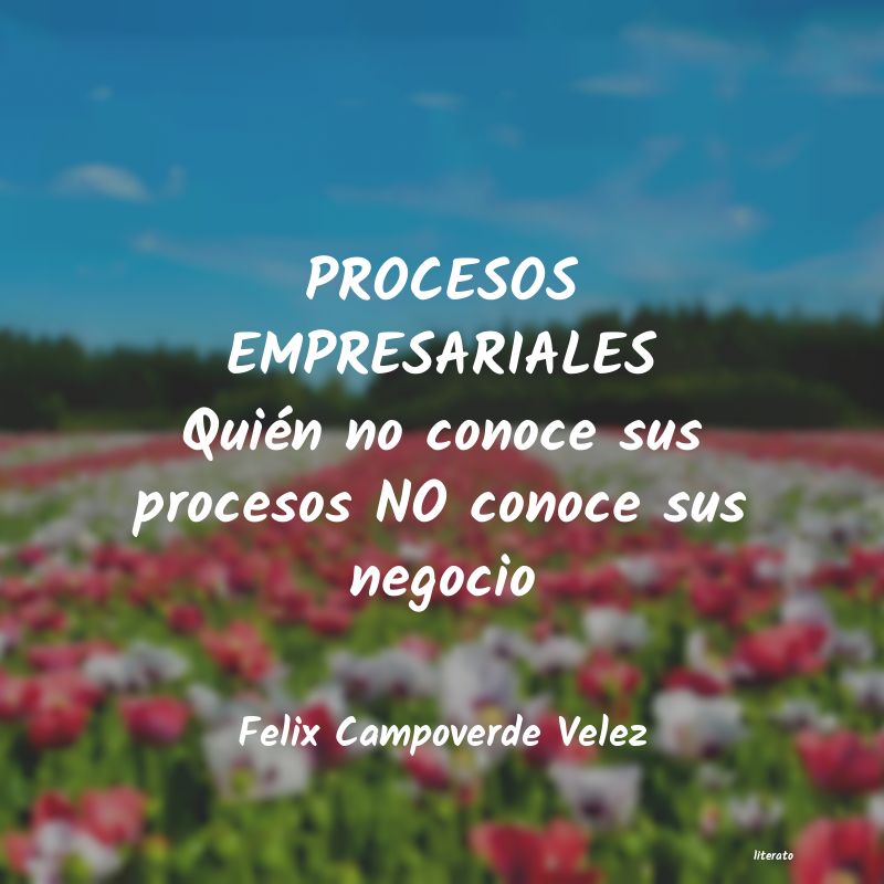 frases de Felix Campoverde Velez