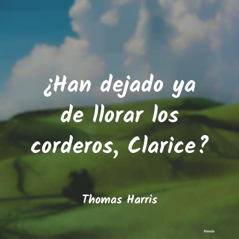 frases de Thomas Harris