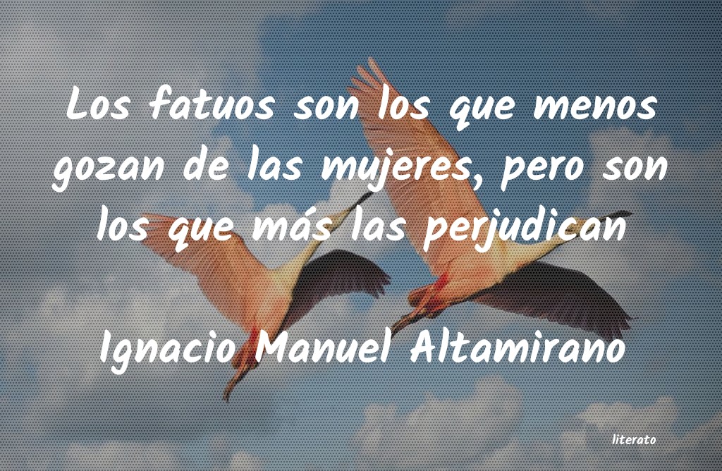 frases de Ignacio Manuel Altamirano
