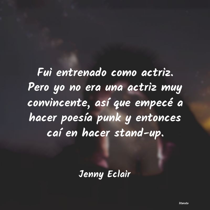 Frases de Jenny Eclair