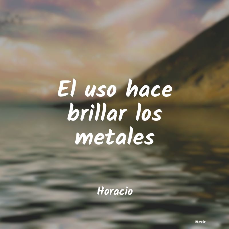 frases de Horacio