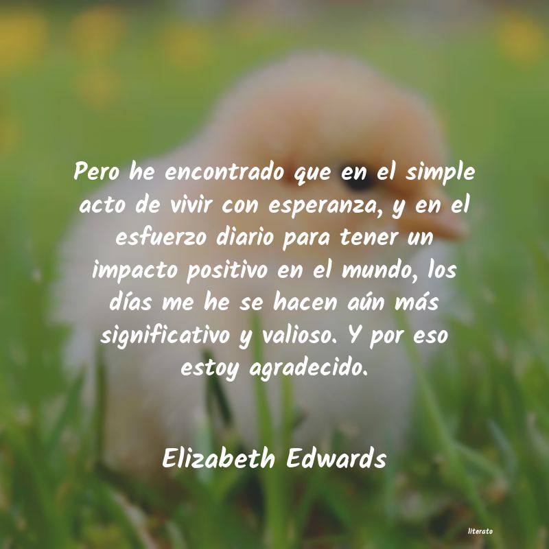 frases de Elizabeth Edwards