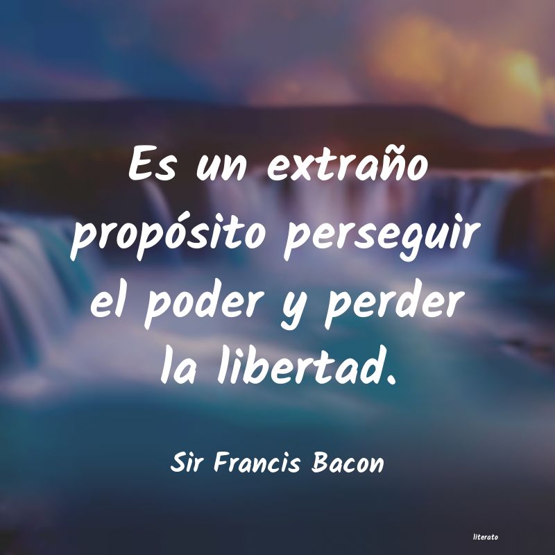 frases de Sir Francis Bacon