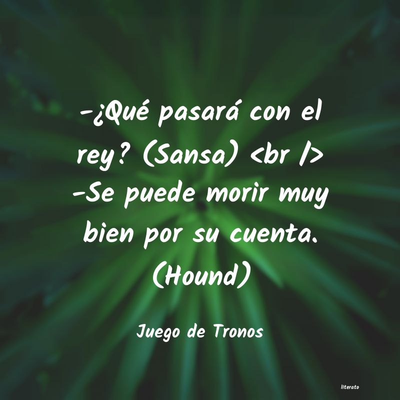 Frases de Juego de Tronos