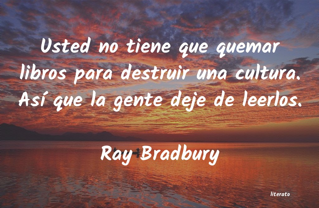 frases de Ray Bradbury
