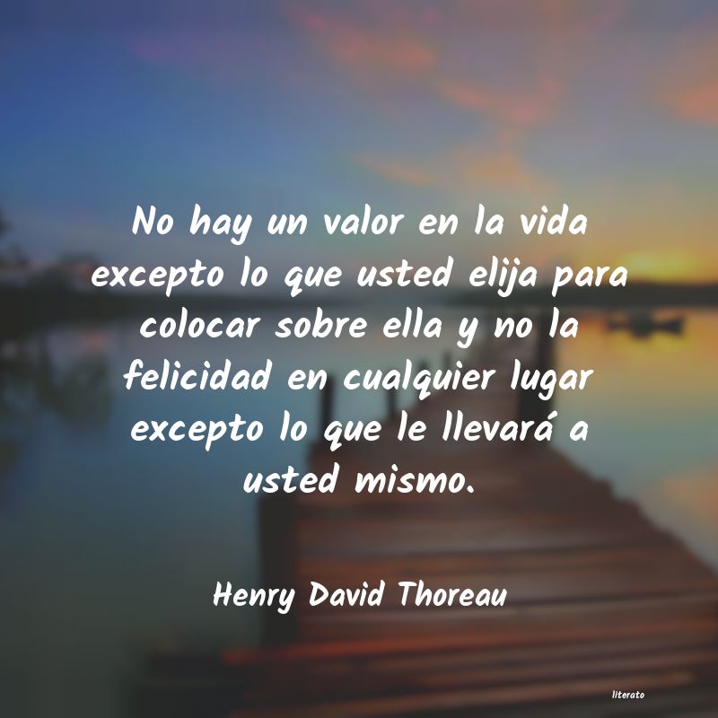 frases de Henry David Thoreau