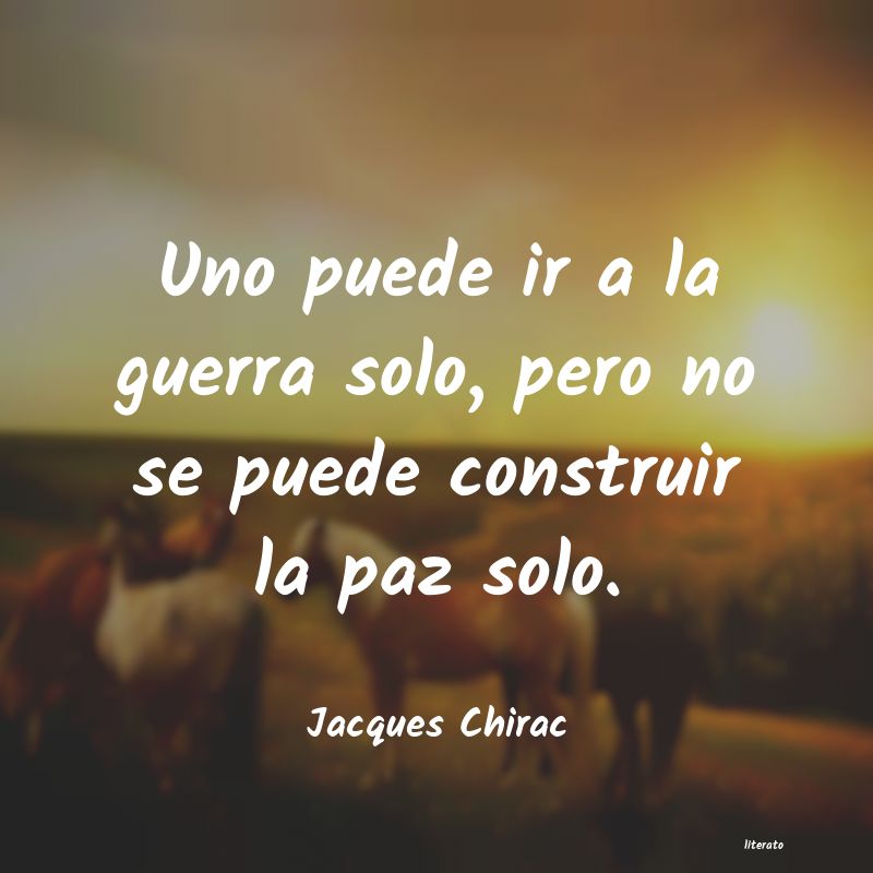 frases de Jacques Chirac