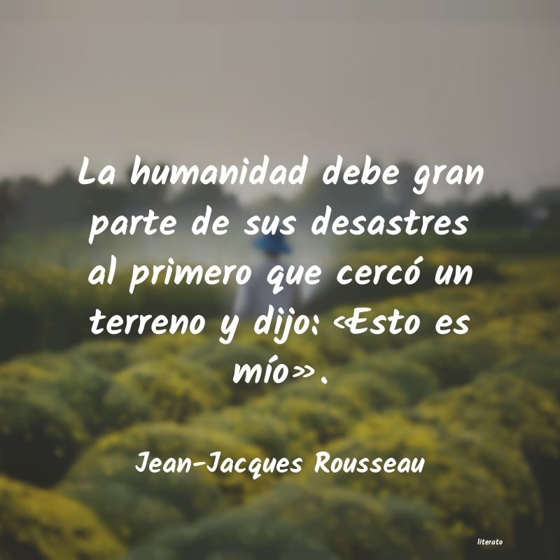 frases de Jean-Jacques Rousseau