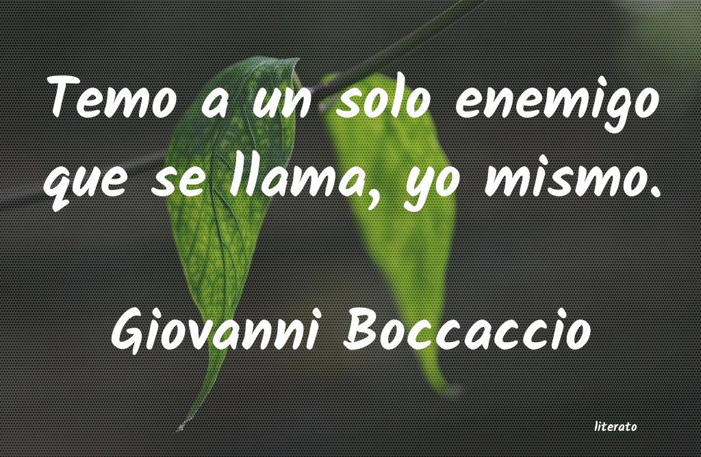 pensamiento filosofico de giovanni boccaccio