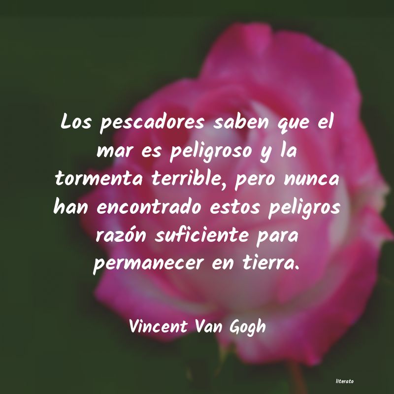 frases de Vincent Van Gogh