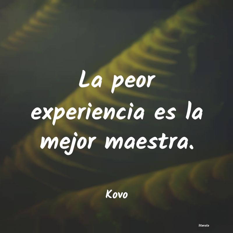 Frases de Kovo