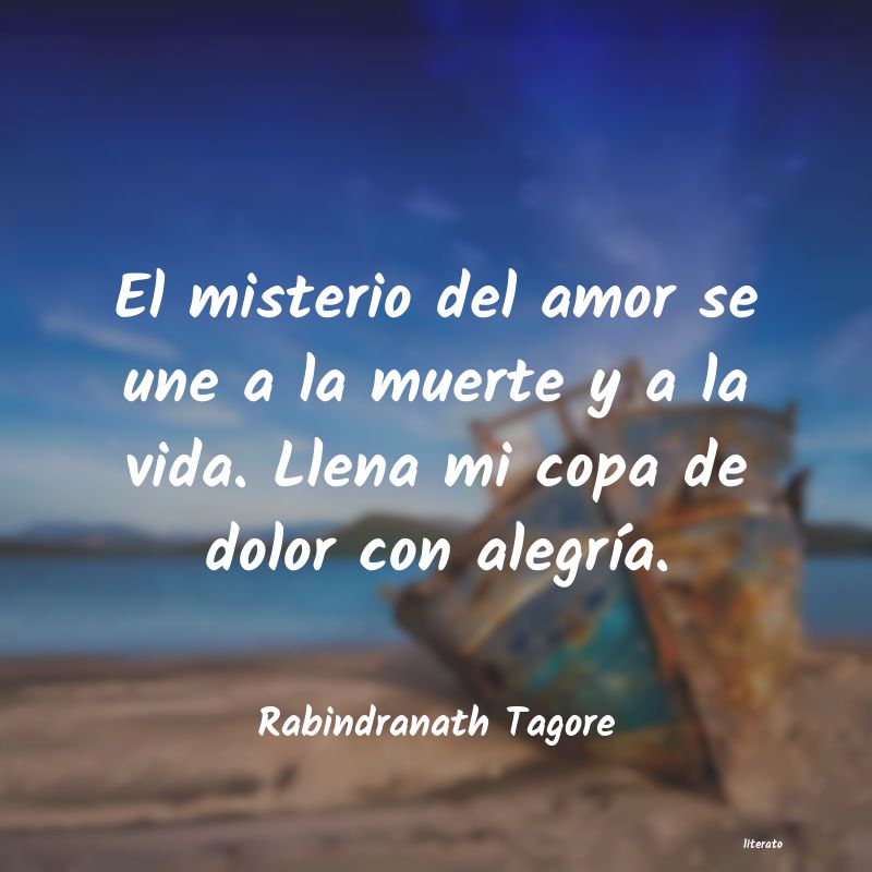 Frases de Rabindranath Tagore