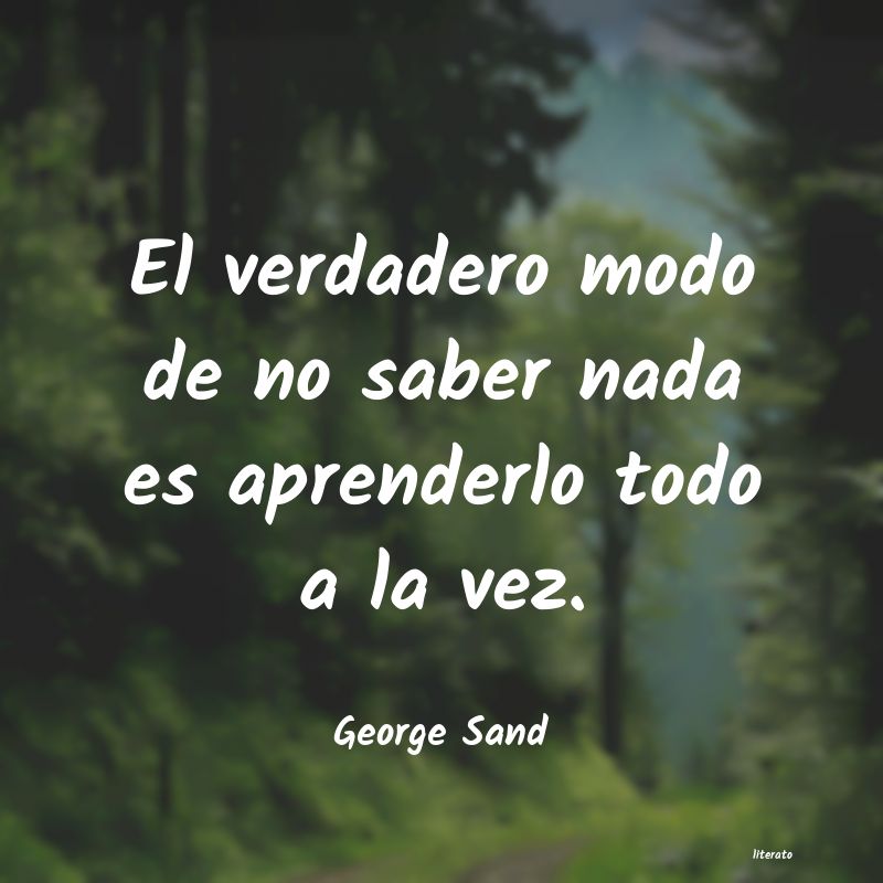 Frases de George Sand