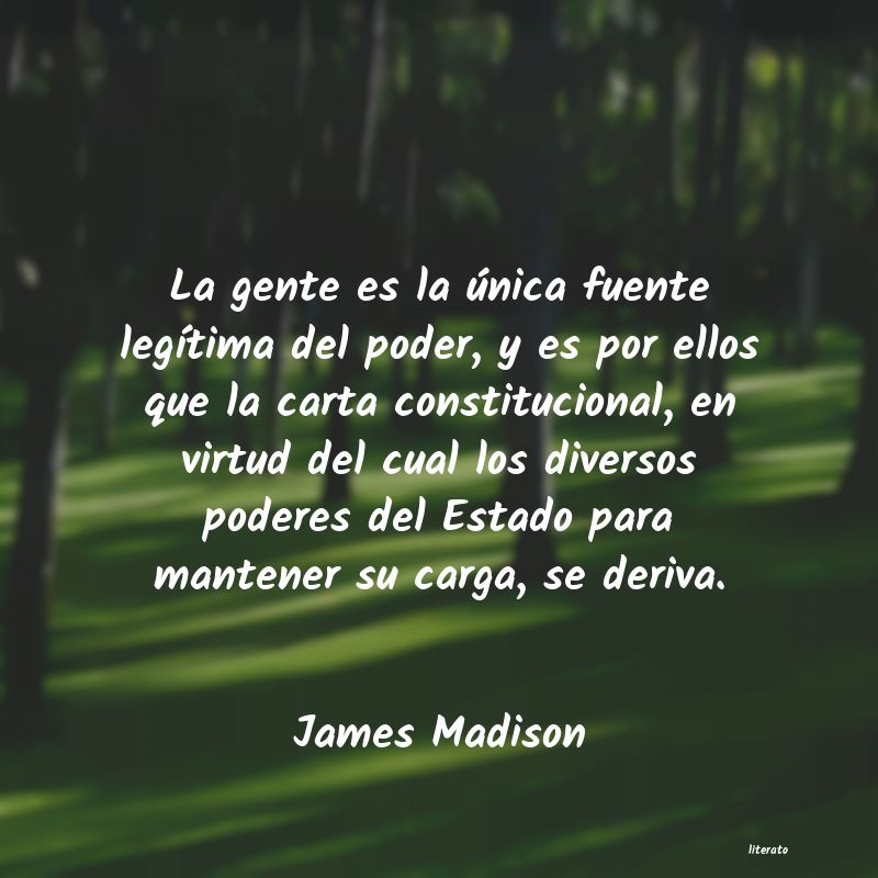 Frases de James Madison