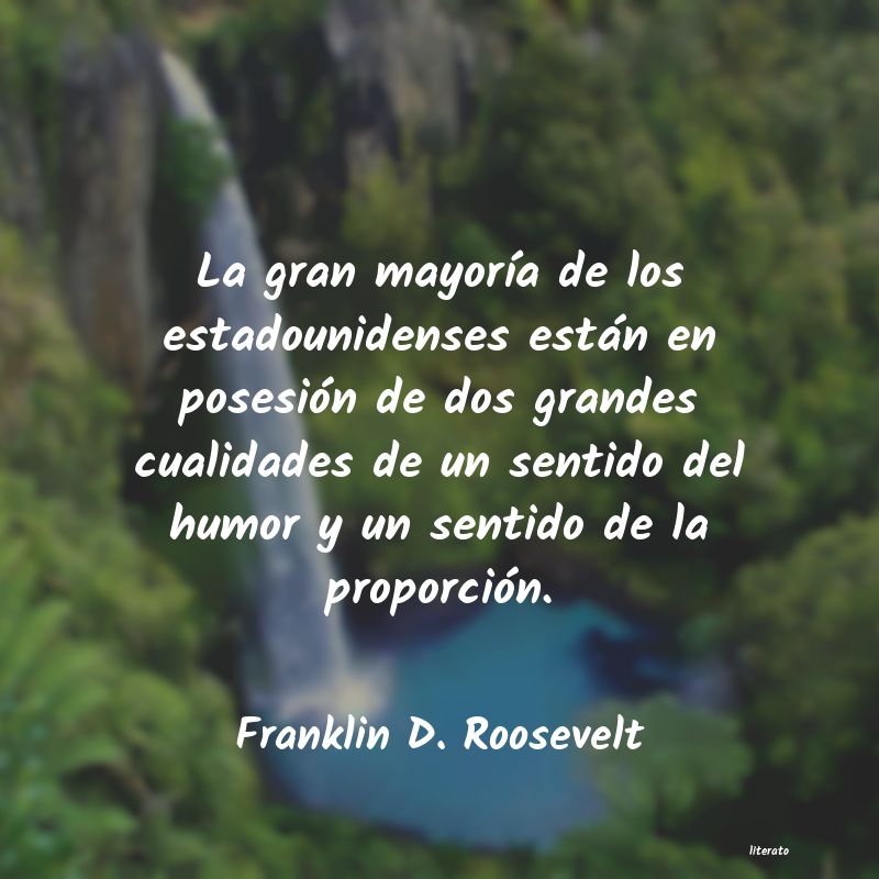 Frases de Franklin D. Roosevelt