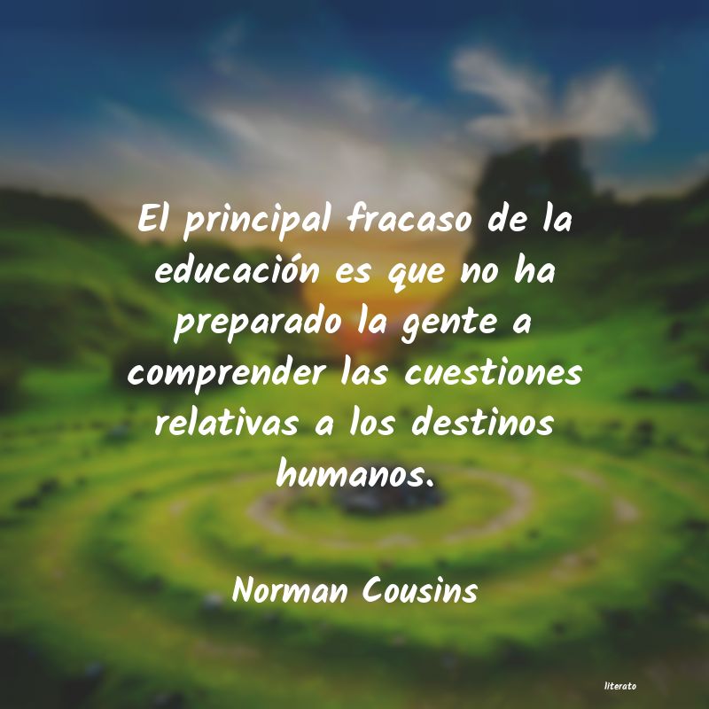 frases de Norman Cousins