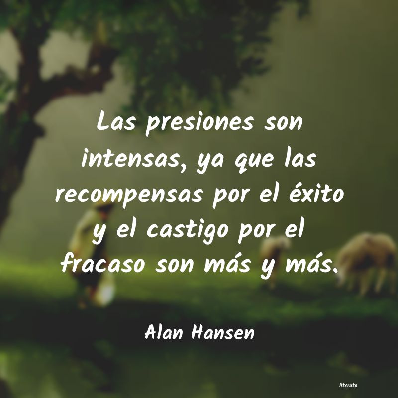 Frases de Alan Hansen