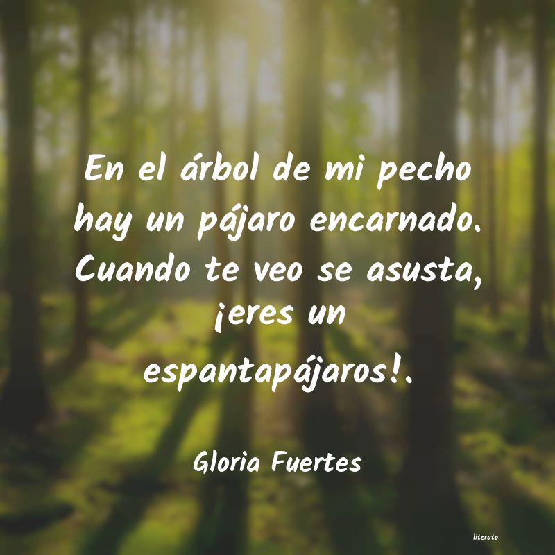 Frases de Gloria Fuertes