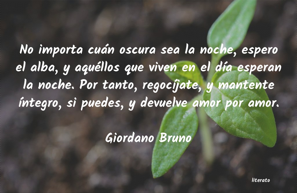 frases de Giordano Bruno