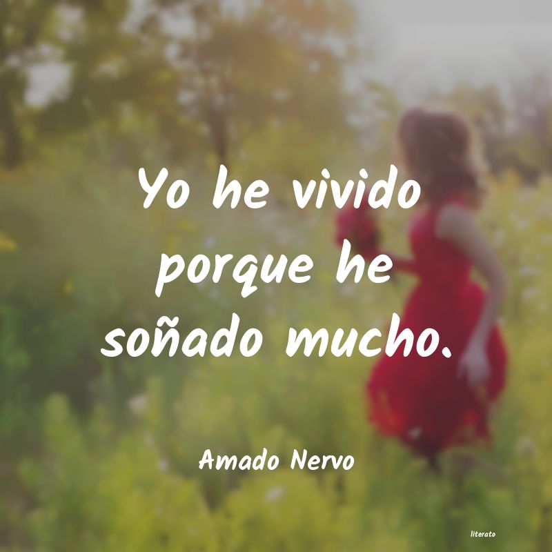 frases de Amado Nervo