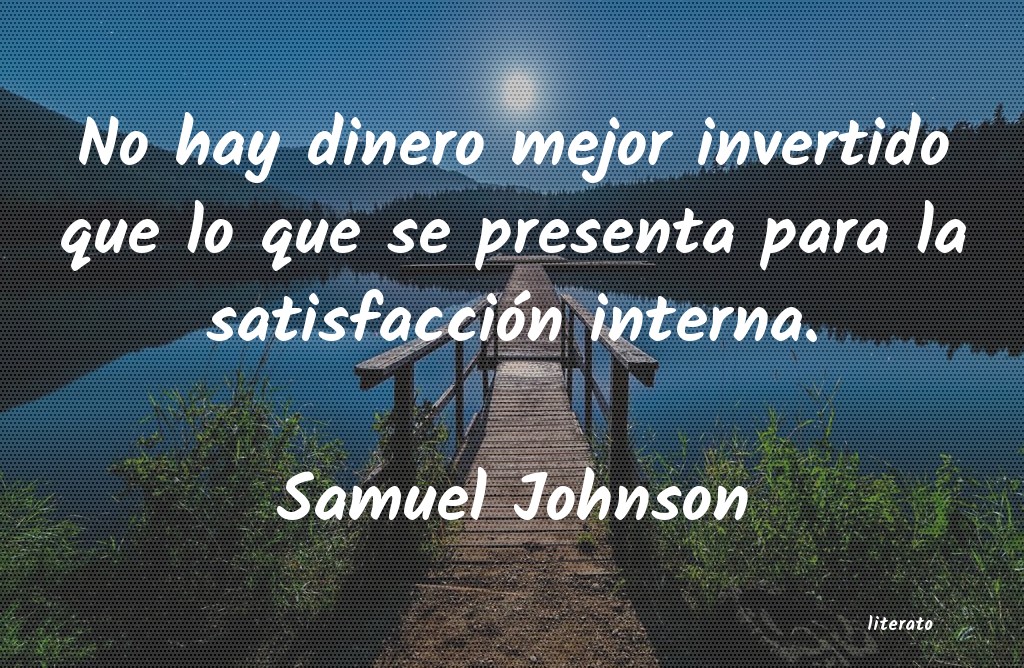 Frases de Samuel Johnson