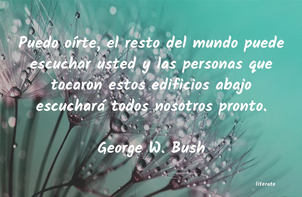 frases de George W. Bush