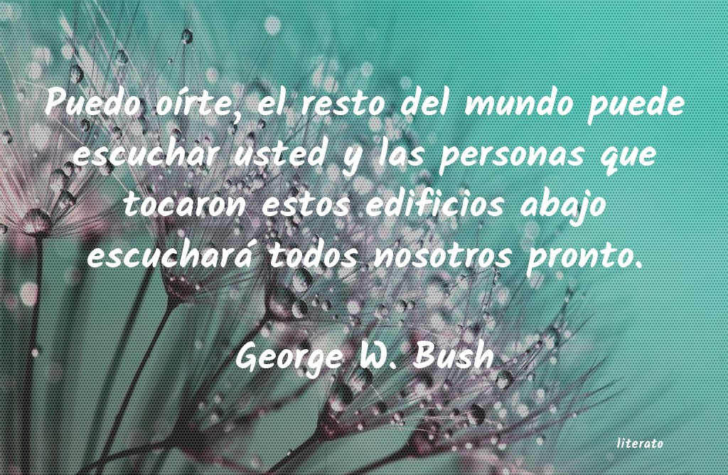 Frases de George W. Bush