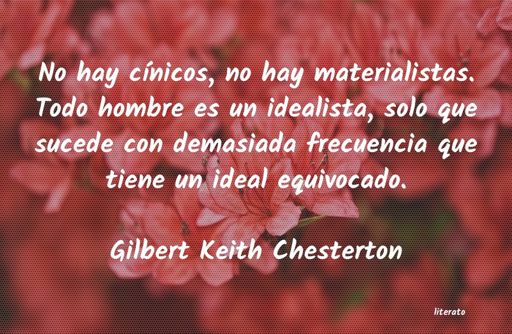 Frases de Gilbert Keith Chesterton