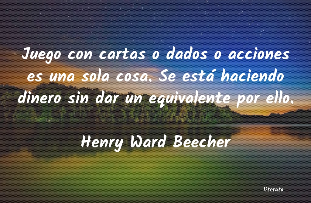 frases de Henry Ward Beecher