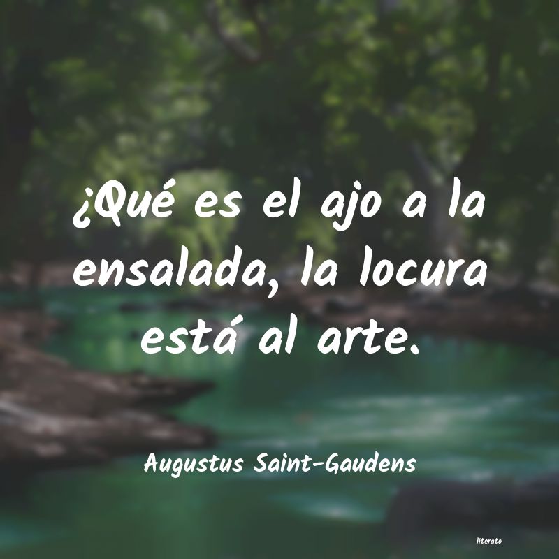 frases de Augustus Saint-Gaudens