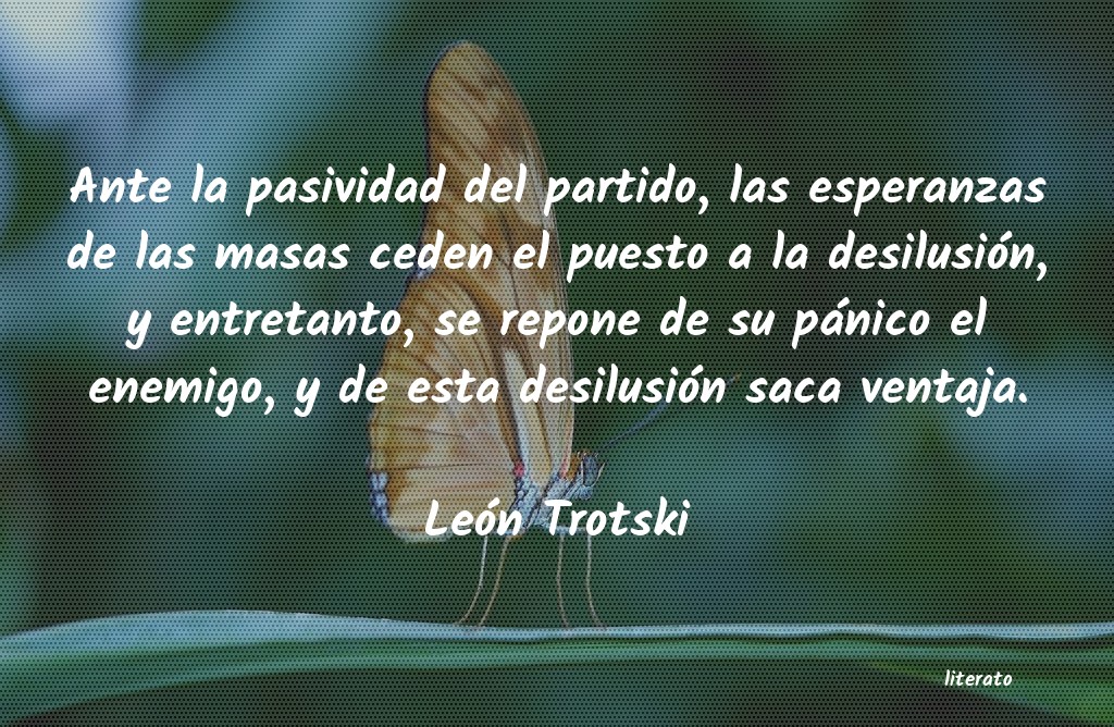 Frases de León Trotski