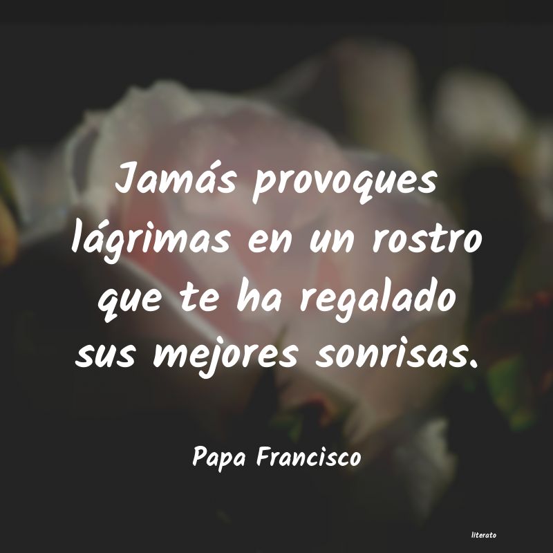 Frases de Papa Francisco